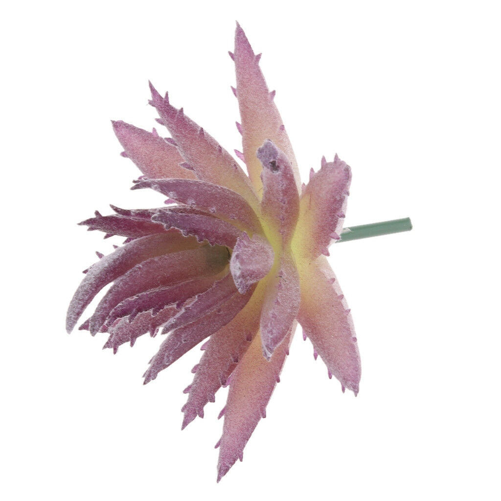 Lifelike Artificial Succulent Home Office DIY Unpotted Faux Foliage Plant #4