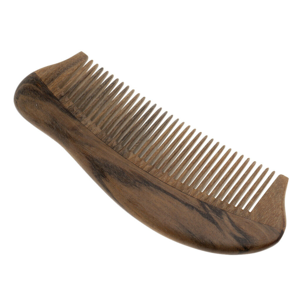 Chacate Preto Handheld Fine Teeth Hair Brush Anti-Static Scalp Massage Comb 13-3