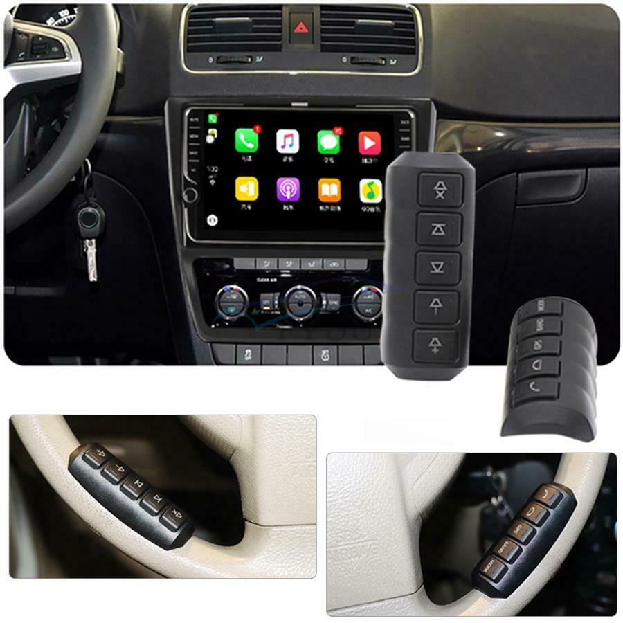 For Car Stereo DVD Navigation Car Wireless 10-key LED Steering Wheel Button x1