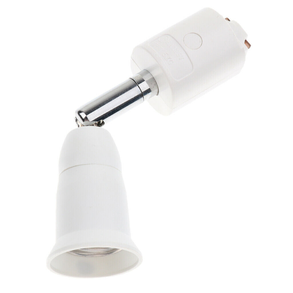 Adjustable Plastic Track Light With Screw Holder E27 Standard