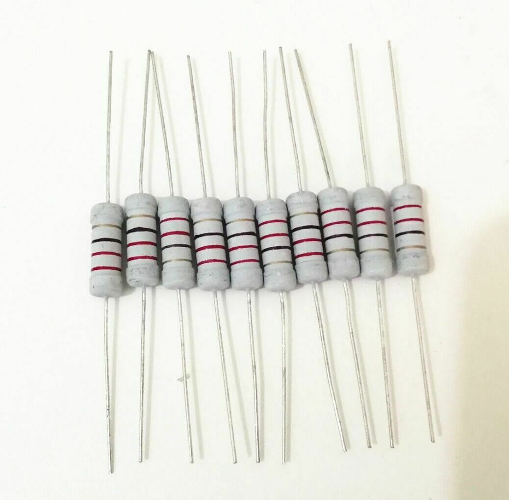 200Pcs 10 ohm-1M ohm 20Value 3W Resistor Set 5% Resistance Assortment Kit