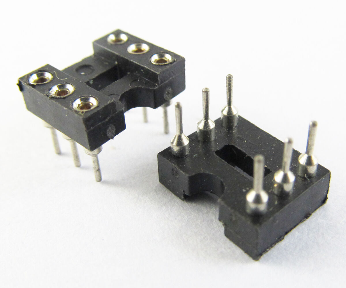 80 pcs IC Socket Adapter  6 PIN Round DIP High Quality