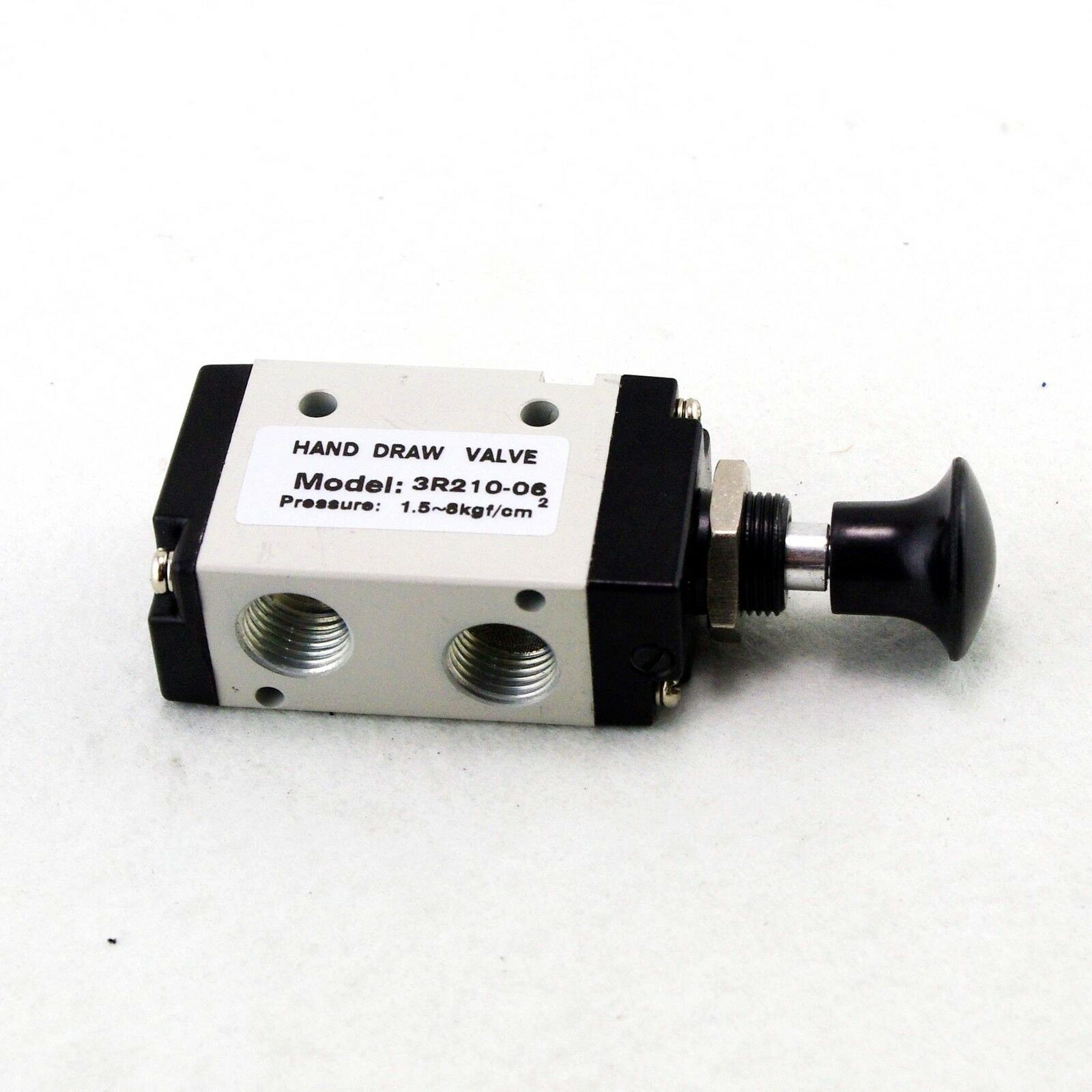 1PCS 3 port 2 pos 3/8" BSPT Hand Operated Air Valve Hand Return Manual Control