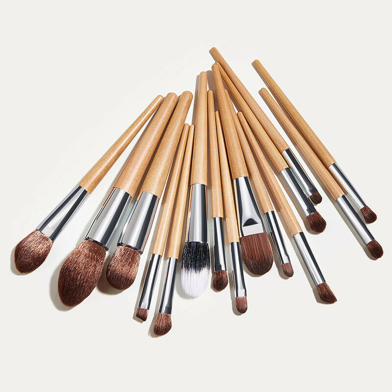 15Pcs Makeup Brushes Tool Set Cosmetic Powder Eye Shadow Foundation Blush BlZ9M7