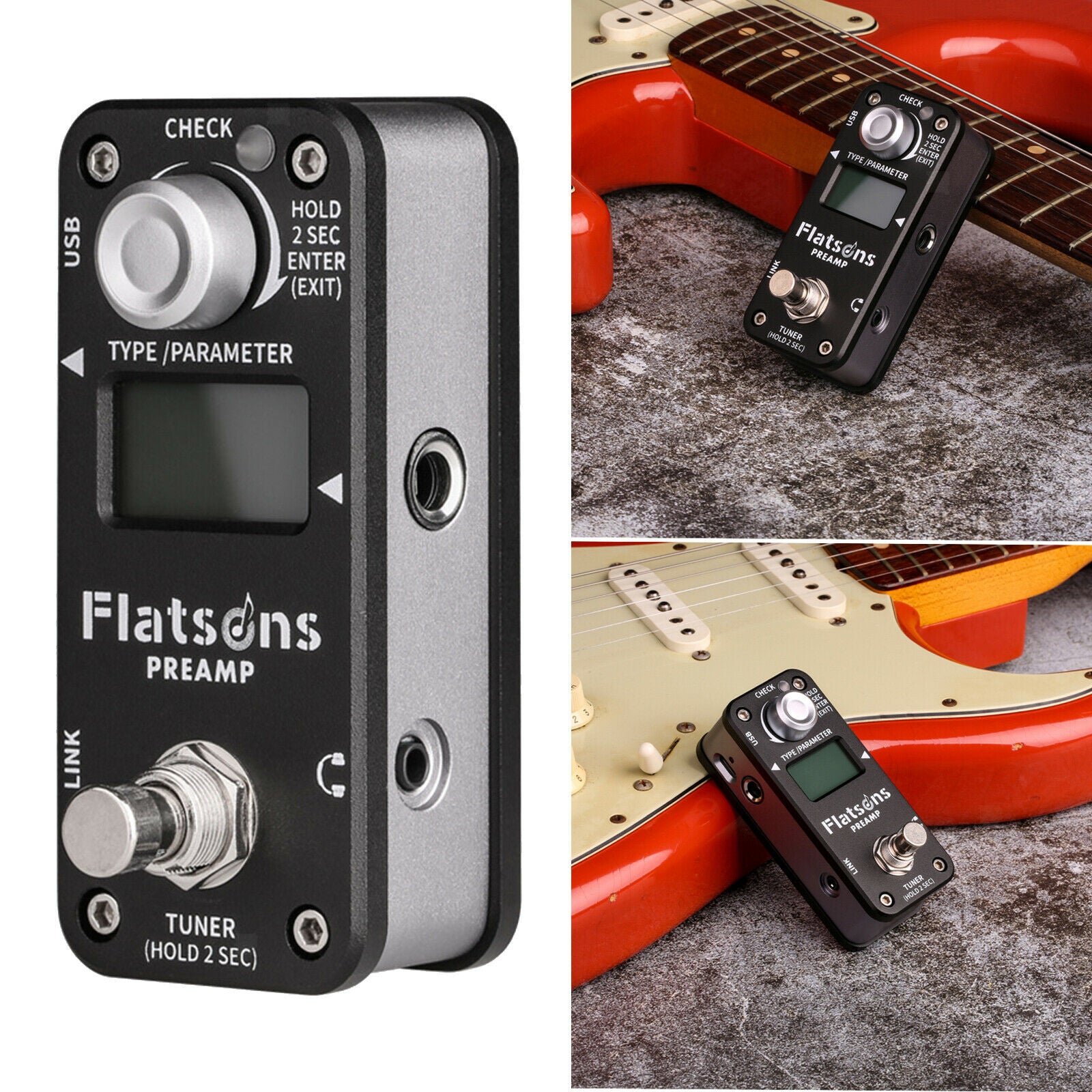 Guitar Effect Pedal Distortion Heavy Metal Multi Effects Guitar Accessories