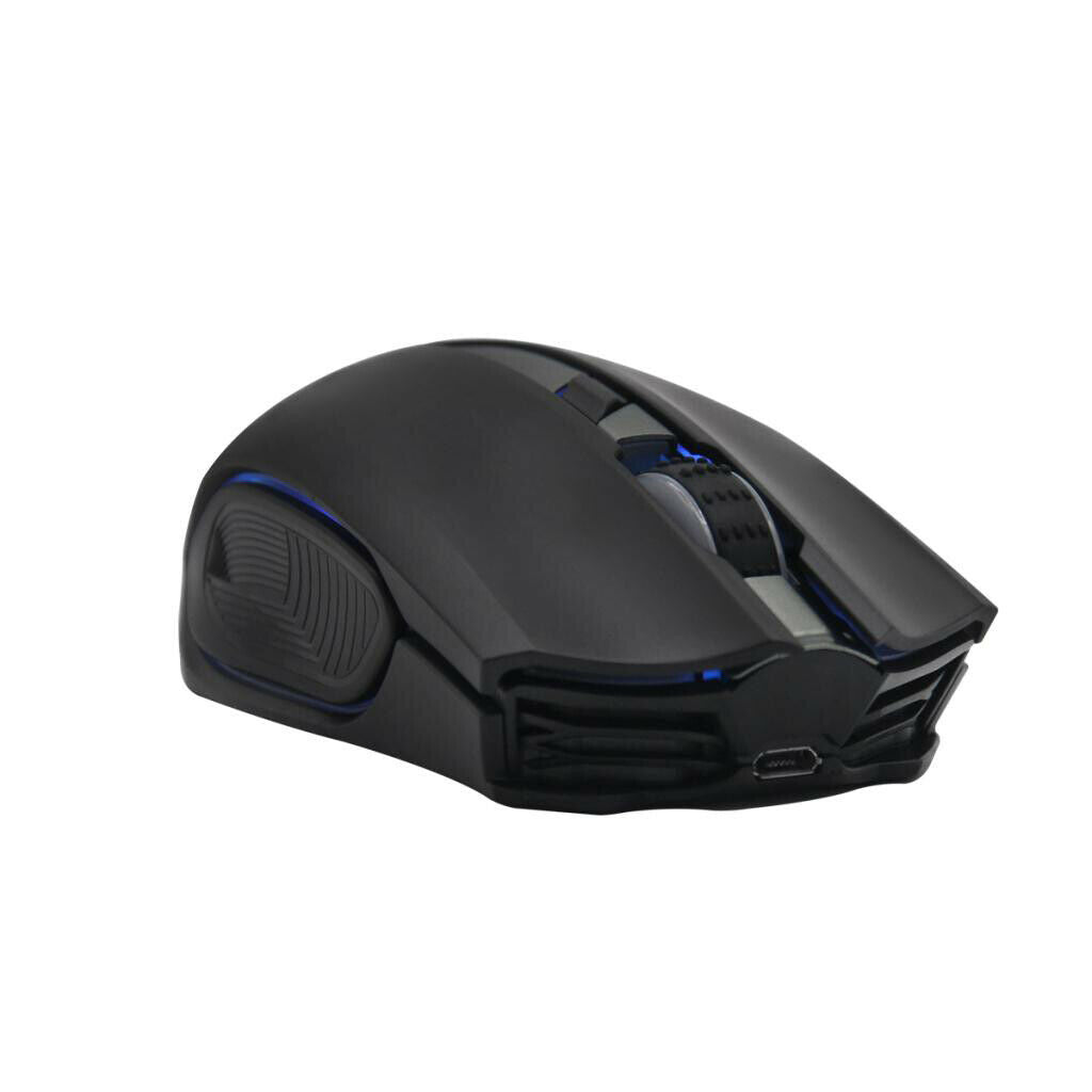 2.4G USB Wired Wireless Optisch Gaming Mouse & USB Reciever for Laptops black