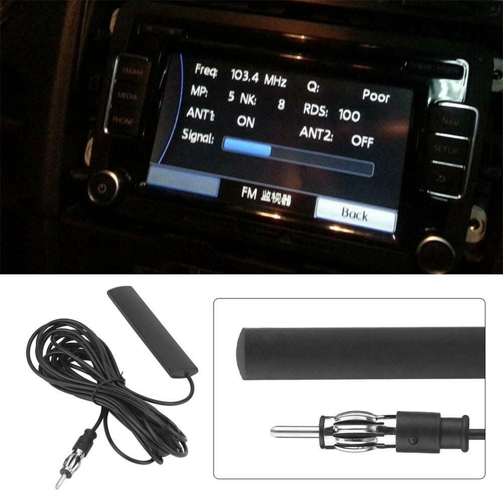 Auto Car Stereo Antenna  AM FM Radio Hidden Stealth Stable Signal Amplifier NEW