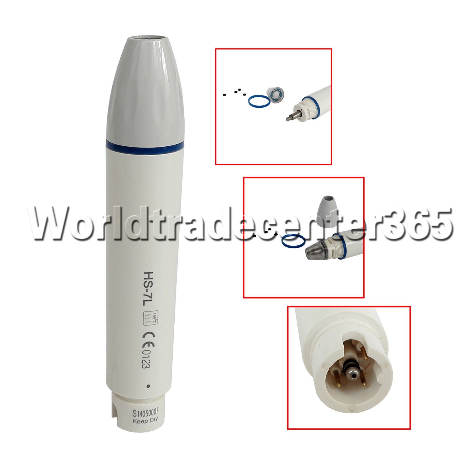 Dental Ultrasonic Piezo LED HS-7L Piezo Scaler Handpiece FIT SATELEC DTE HD-7L