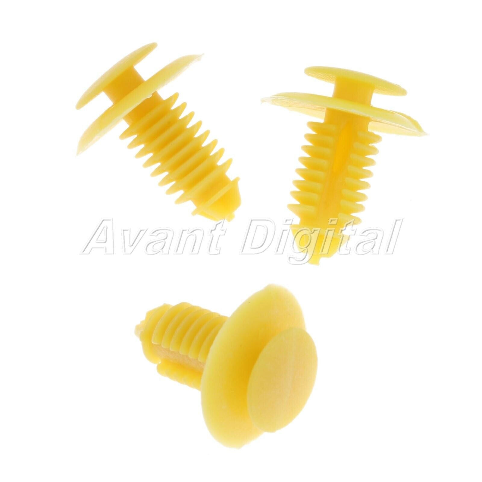 20 x Yellow Clips Fastener Fender Rivets EKM100270 23mm Fits for Rover 75 Models