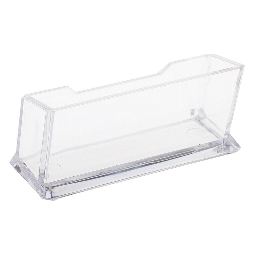 Office Desktop Business Card Holder Display Name Card Rack Stand Cases Storage