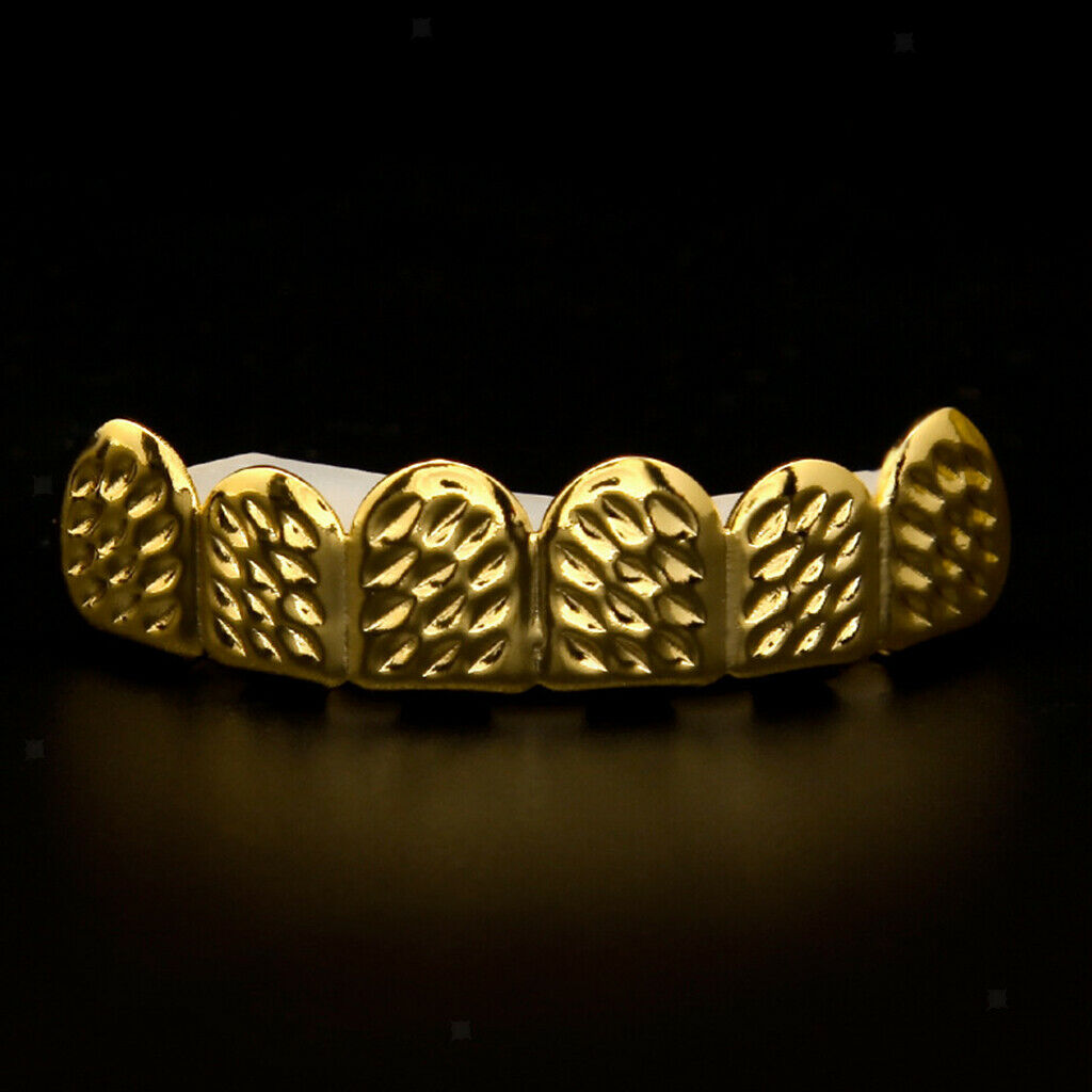 Copper Hip Hop Teeth Grills Vampire Teeth Grill   Jewelry Golden Top