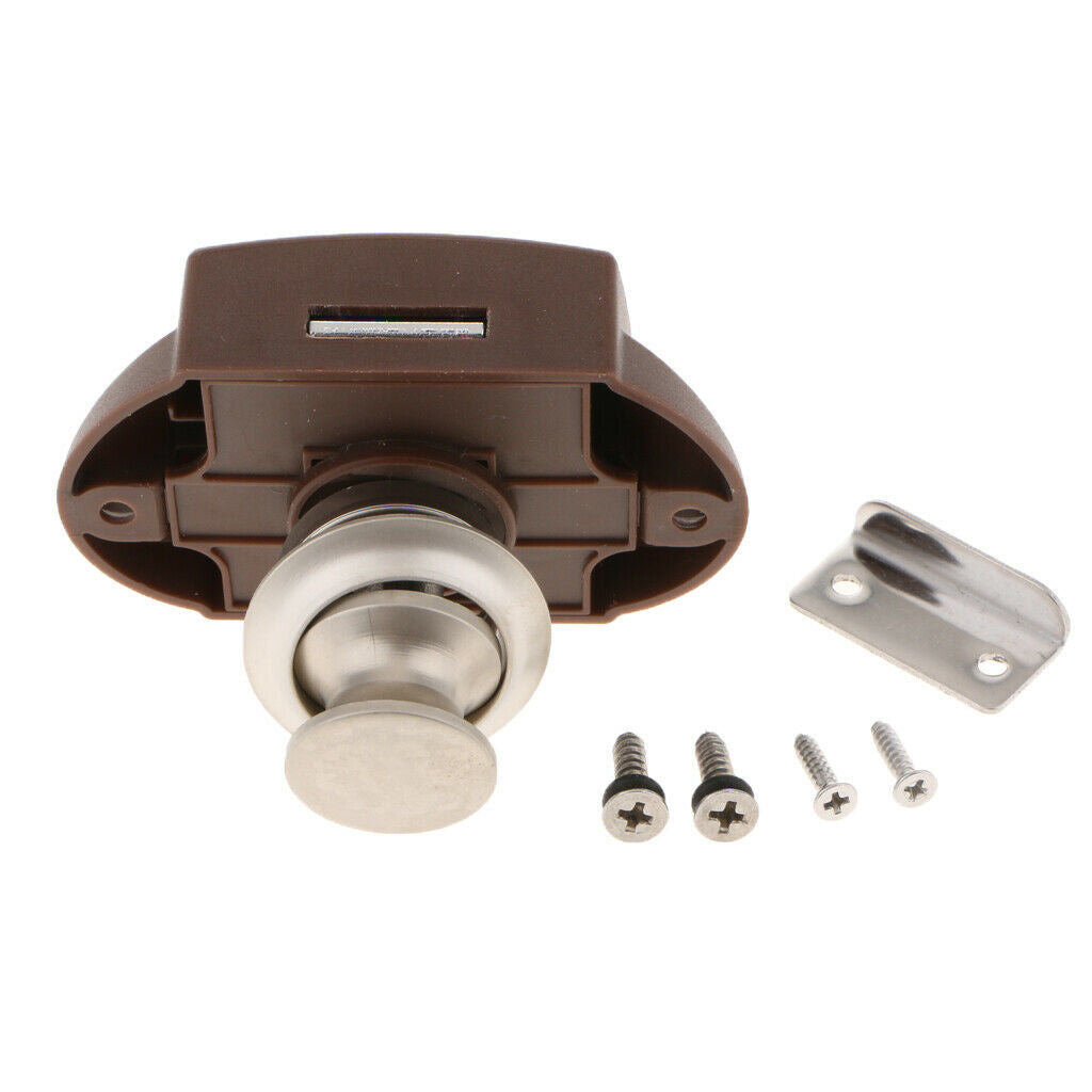 4x RV Paddle Door Lock Latch for storage Handle Knob Deadbolt Camper Trailer