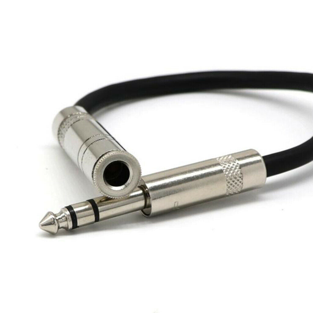 1/4inch 6.35mm Female to Male Audio Cable Adapter Cord Wire Converter New