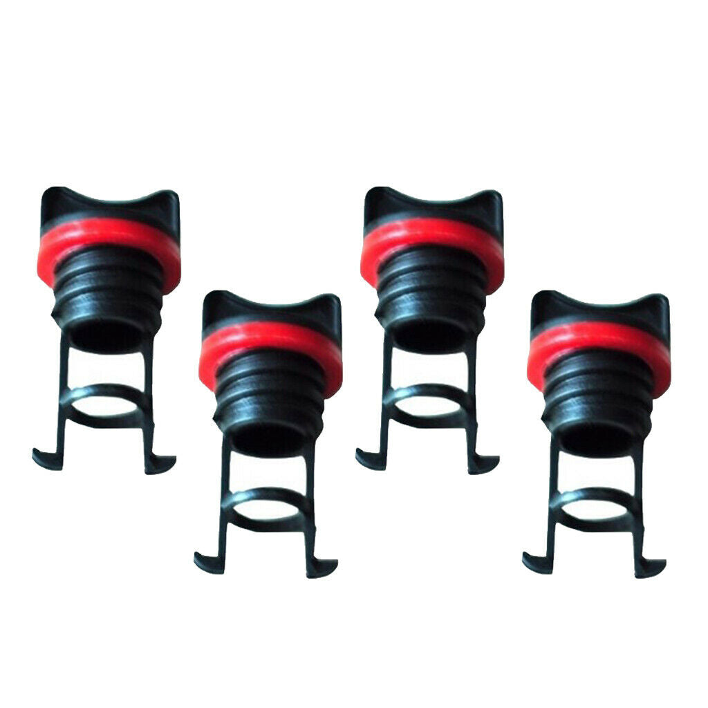4 Pack 25mm Marine Yacht Kayak Canoe Nylon Boat Drain Plug Bung Socket