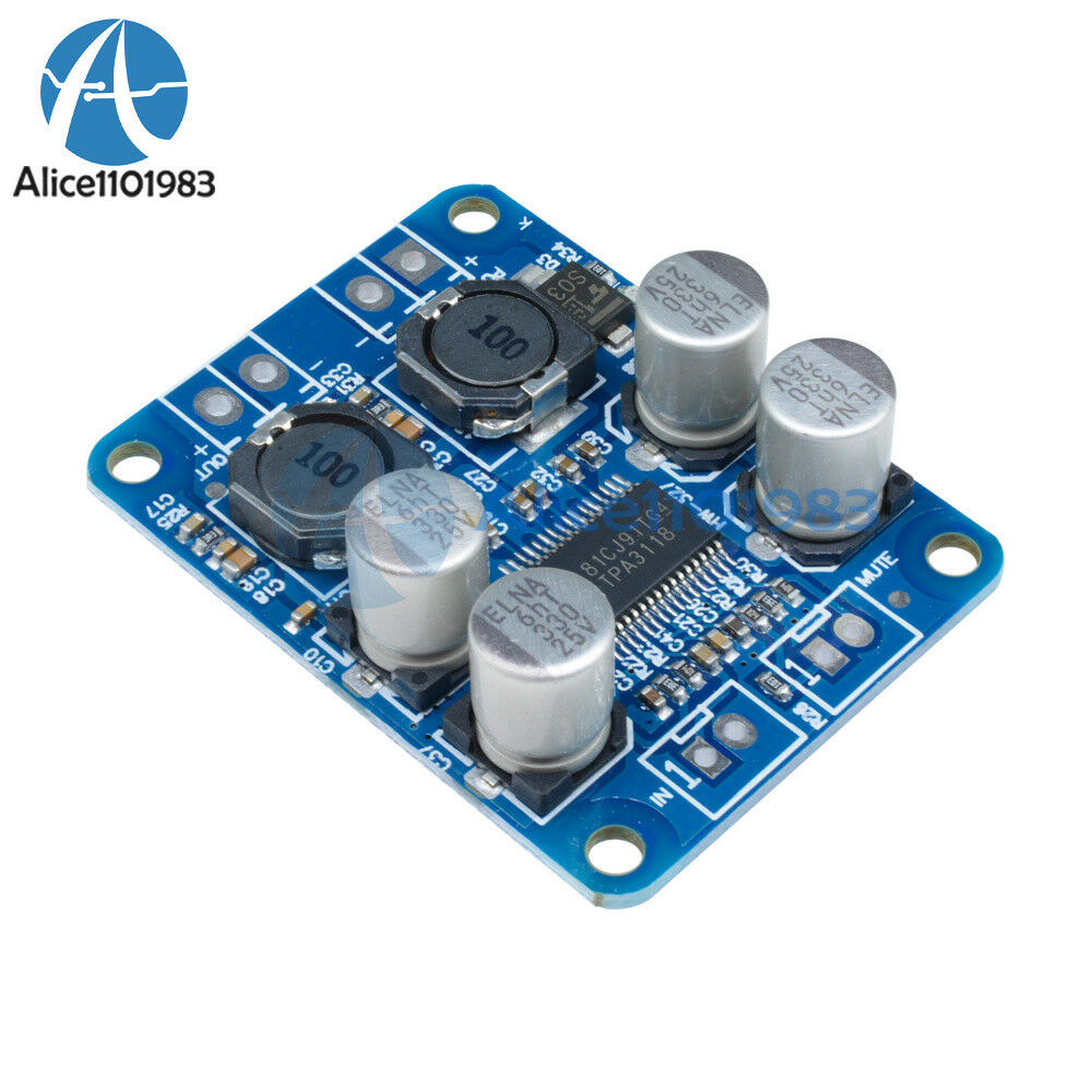 TPA3118 PBTL Mono Digital Amplifier Board 1X60W 8-24V POWER AMP Replace TPA3110