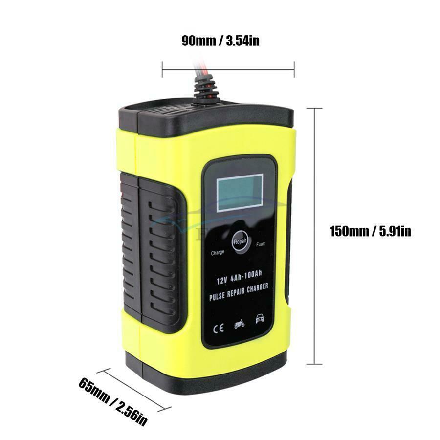 1 Piece DC 12V 5-6A 3-Stage Automatic Switchmode Pulse Repair Battery Charger