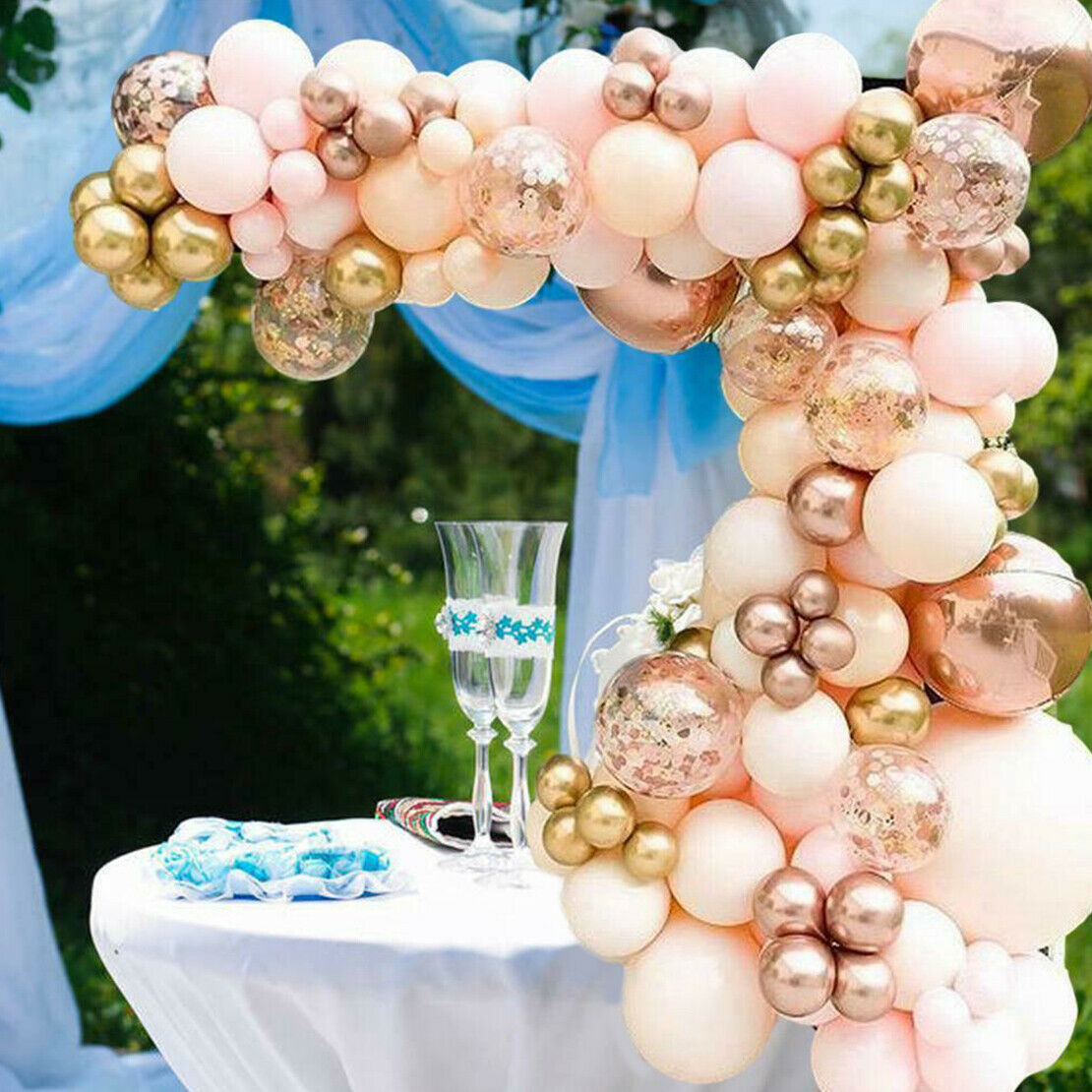 Balloon Arch Kit Balloons Garland Birthday Wedding Baby Shower Decor Reusable
