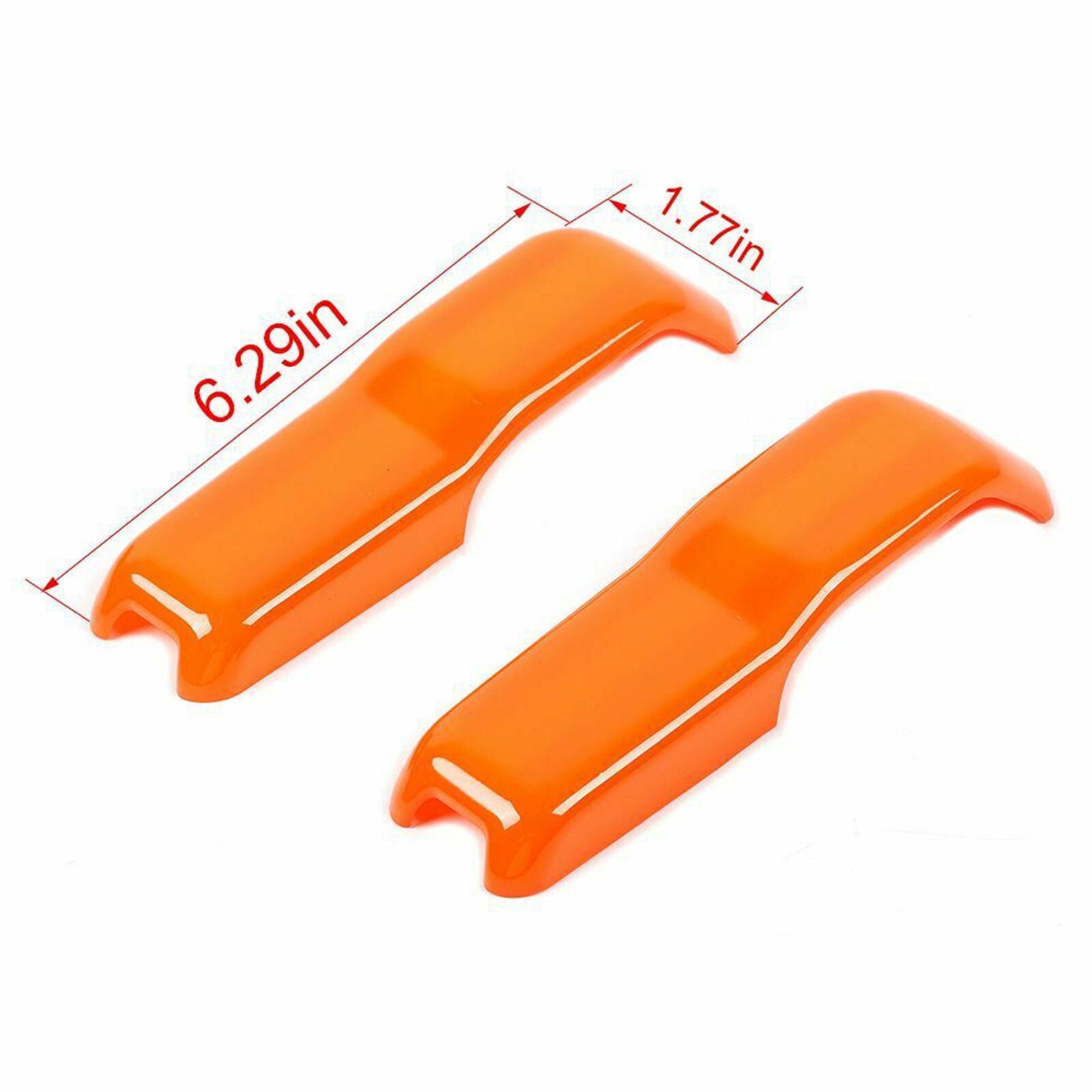 Engine Hood Hinge Cover Trim Accessories for 2018+ Jeep Wrangler JL JT Orange