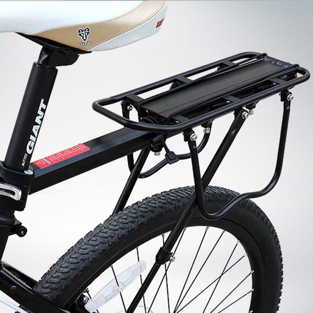 Bicycle Outdoor MTB Mountain Bike Black Rear Pannier Carrier Rack Seat Post Kit