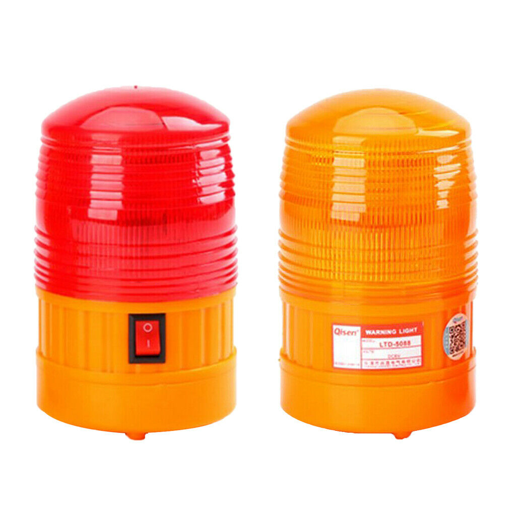 High Intensity Law Emergency Hazard Warning Flashing Car Strobe Light -Red