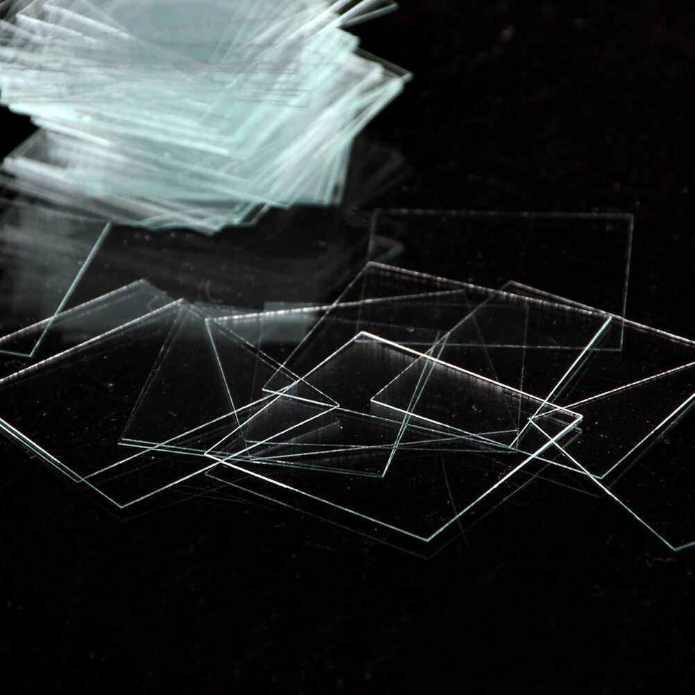 100 pcs Glass Micro Cover Slips 24x24mm - Microscope Slide Covers CSY