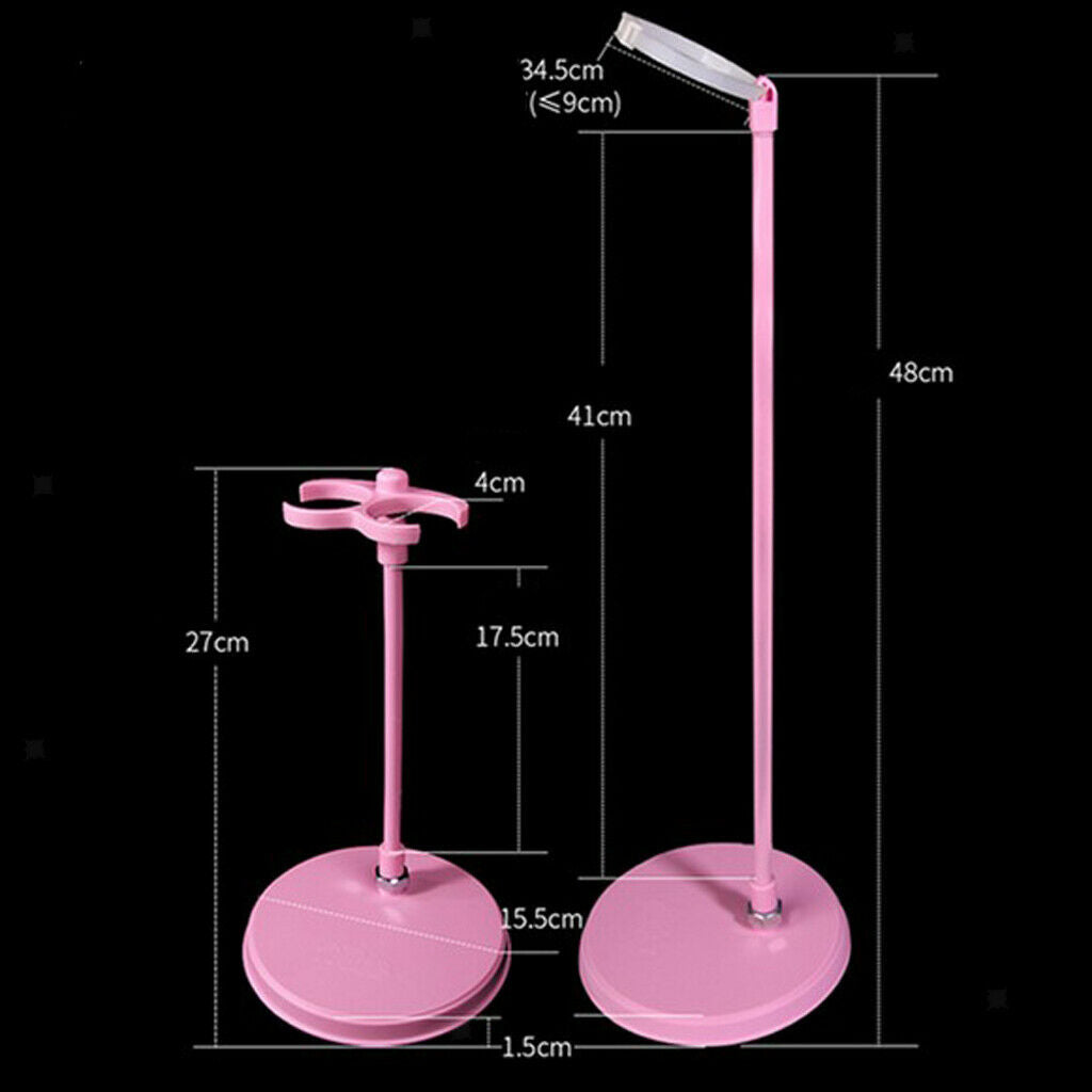 Adjustable 24-48cm Display Stand for Hot Toys Action Figures Dollfie DOD AOD DZ