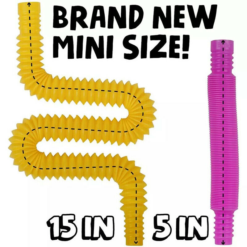 5Pcs Random Plastic Tube Coil Children Circle Funny Toys Early Educationa.l8