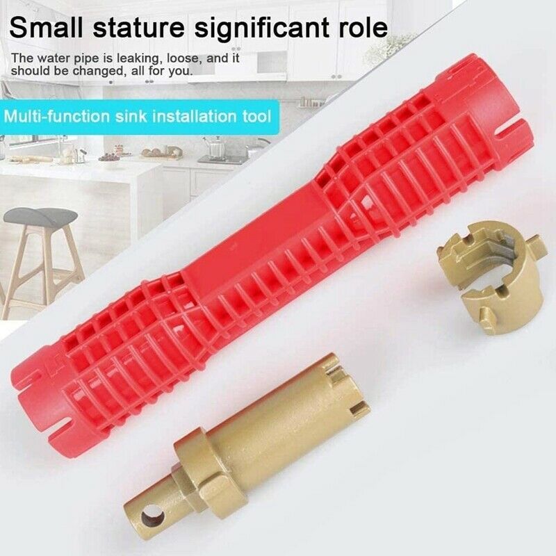 Sink Bathroom Wrench Plumbing Installation Tool Household Faucet Angle Valve SR8