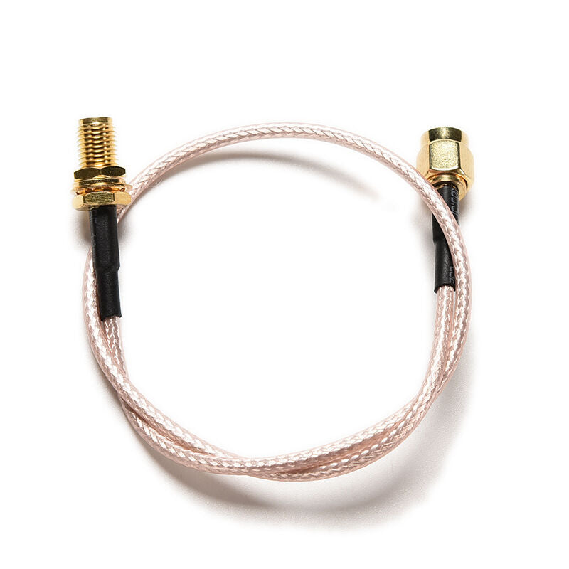 New cable RP.SMA male jack to female plug bulkhead crimp RG316 pigtail 30c.l8