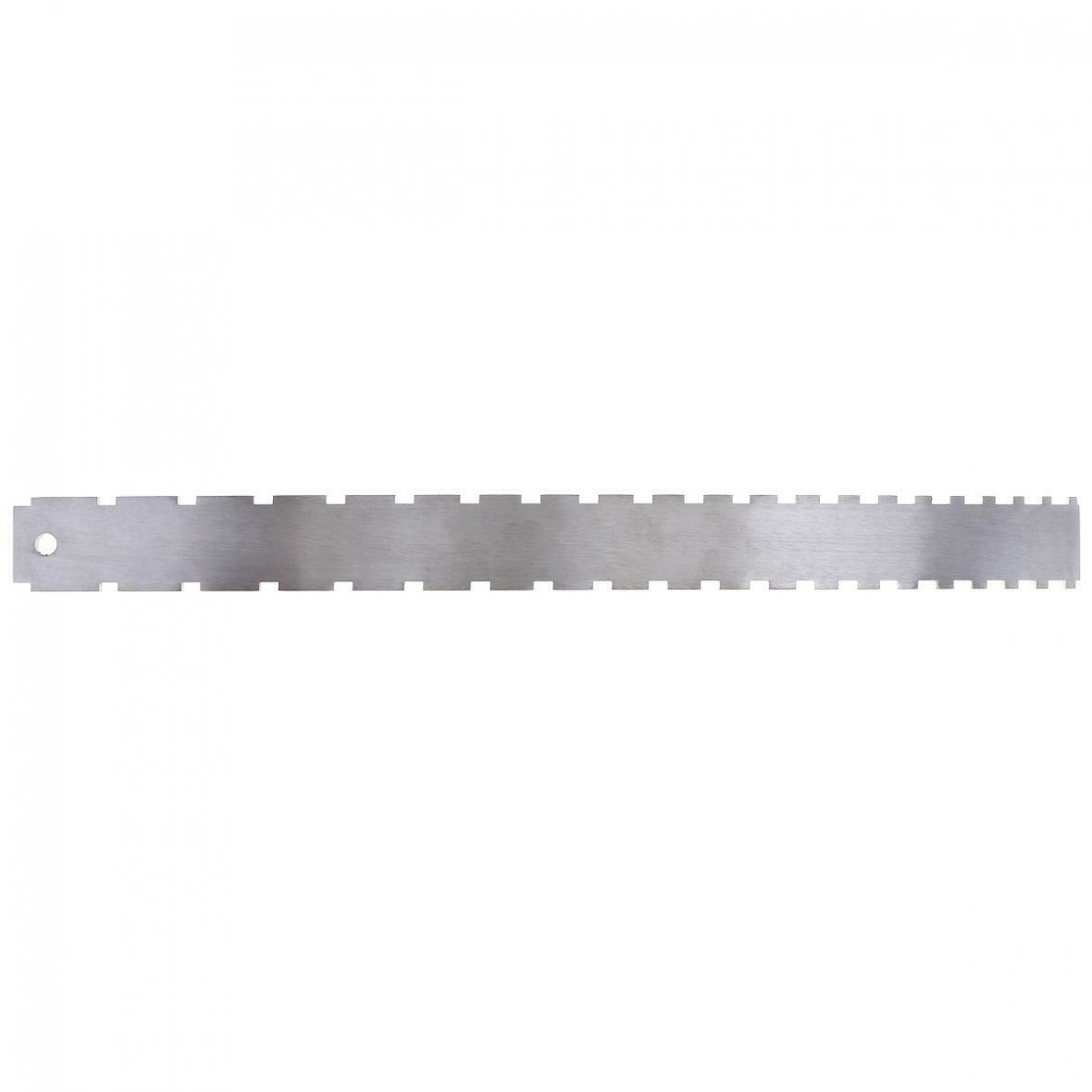 Dual Scale Stainless Steel Guitar Neck Notched Straight Edge Luthiers Tool