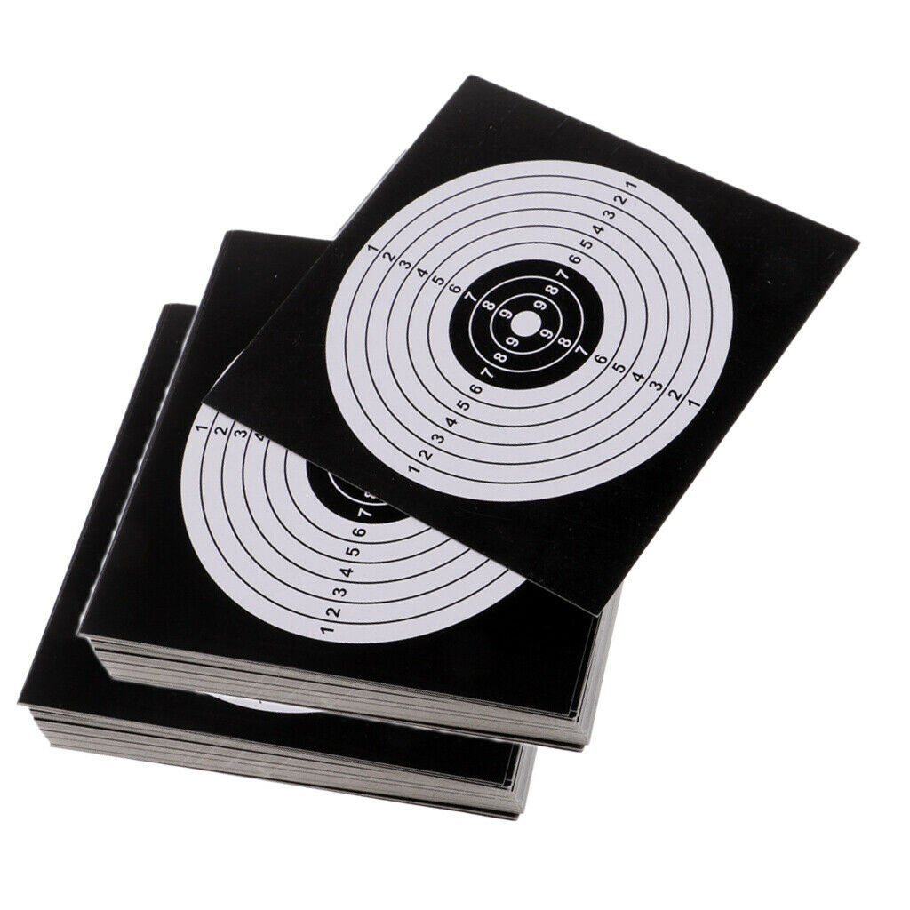 200x 5.5"x5.5" Adhesive Target Reactive Paper Targets for Practice Training