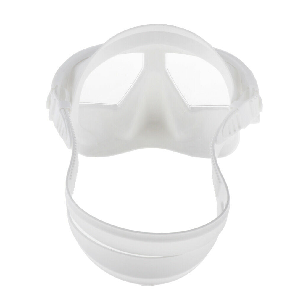 Anti- Fog UV-protect Diving Swim Goggles Glasses Waterproof Eyewear White