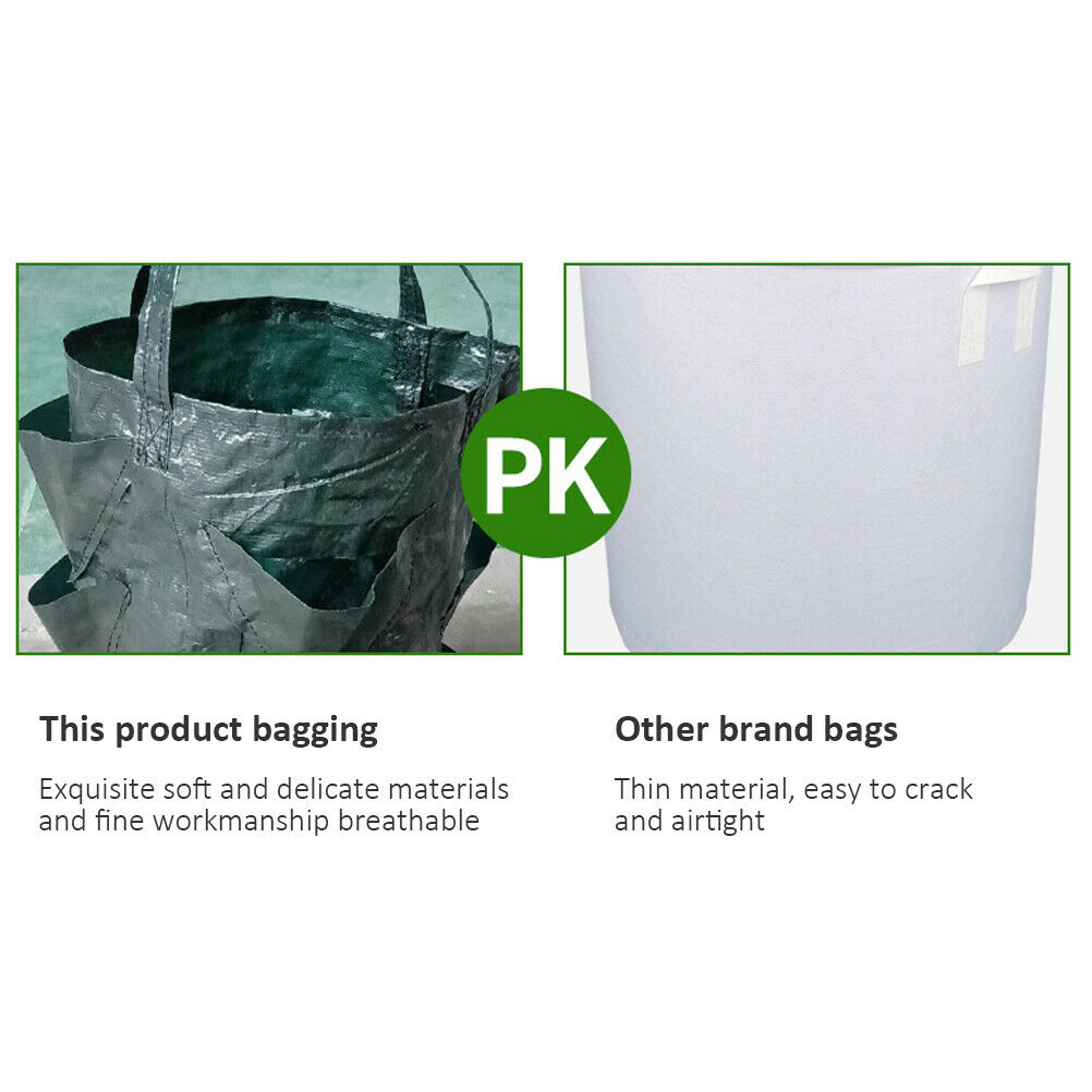 Garden Strawberry Vertical Planting Bag Plant Growing Pot Planter Pouch Reusable