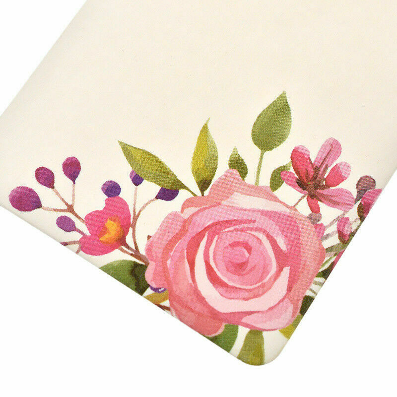 50PCS Flower Message Card Wedding Birthday Party Bless Greating Xmas Memory Gift