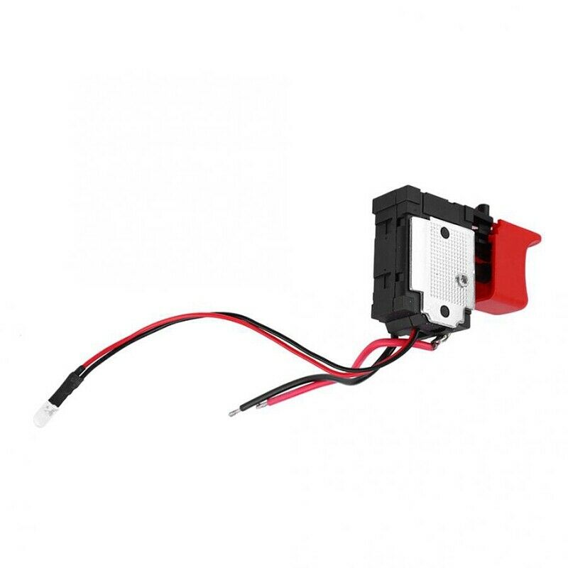 Black Adjustable CW/CCW Electric Drill Trigger Switch 7.2V-24V DC Switch X7W6