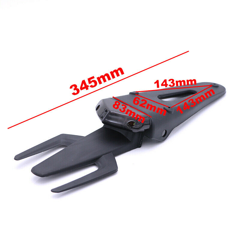 Off-road Dirt Bike Motorcycle Red Rear Fender Brake Trident Style Tail Light