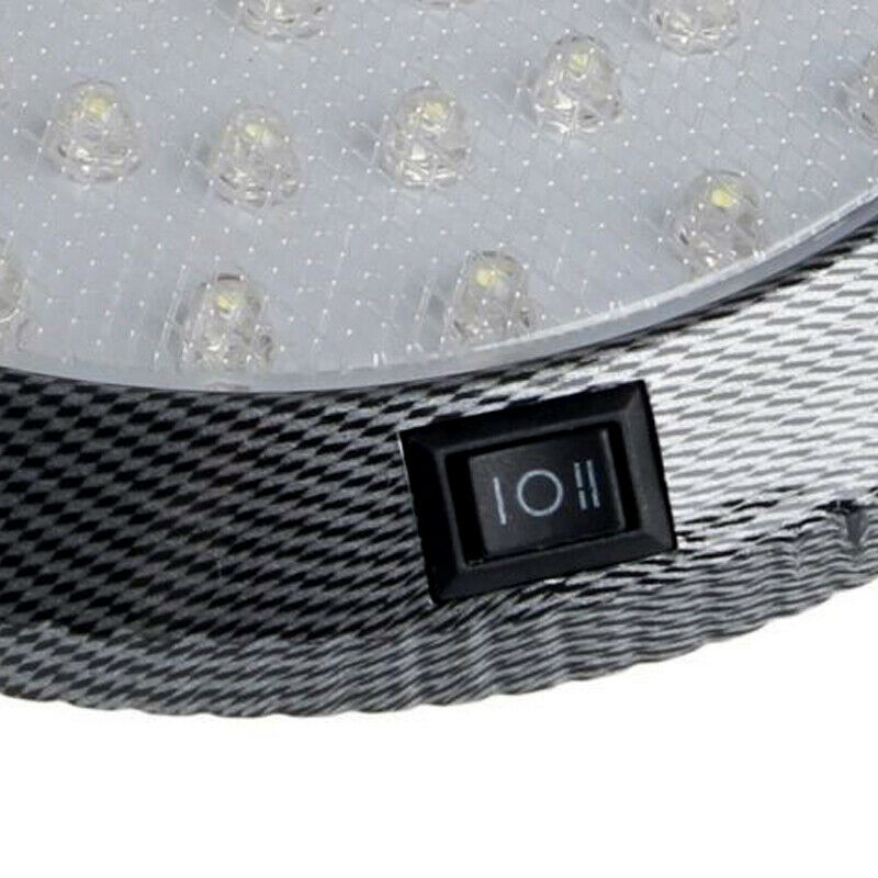 12V DC 46LED Car RV  Boat Interior Dome Lights Indoor Roof Ceiling Lamps White