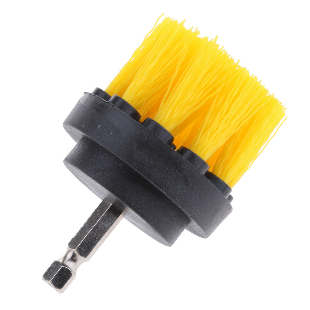 4x Scrub Brush Electric Drill Attachment Kit Cleaning Brush for Marble Grout