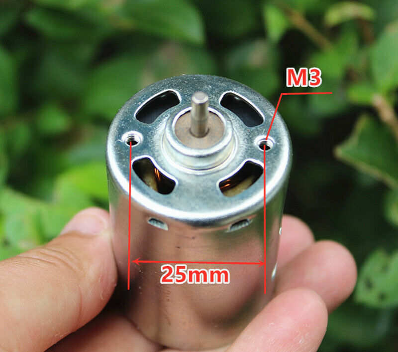 DC 6V 545high-power DC motor forward and reverse high speed with cooling fan