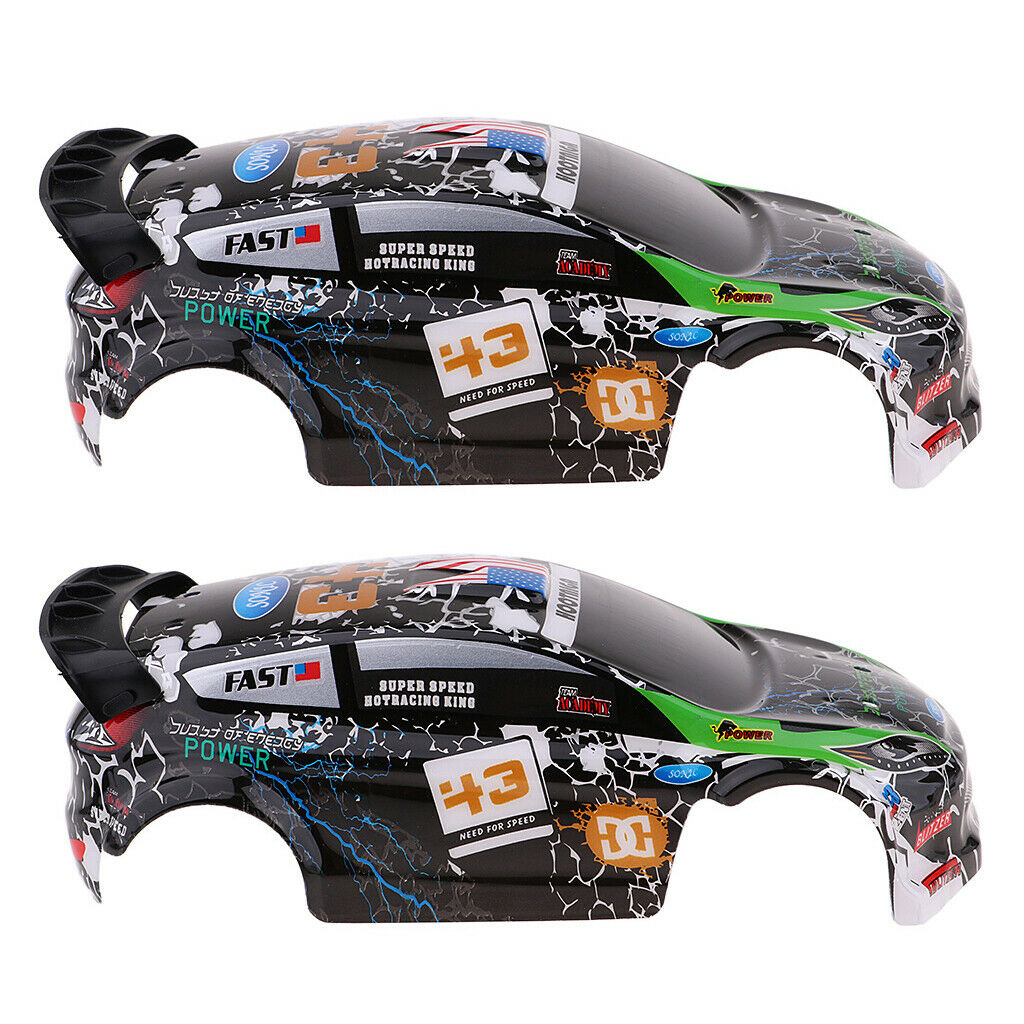 2xK989 55 Pre-Painted Body DIY Body For WLtoys K989 1:28 Rally Car
