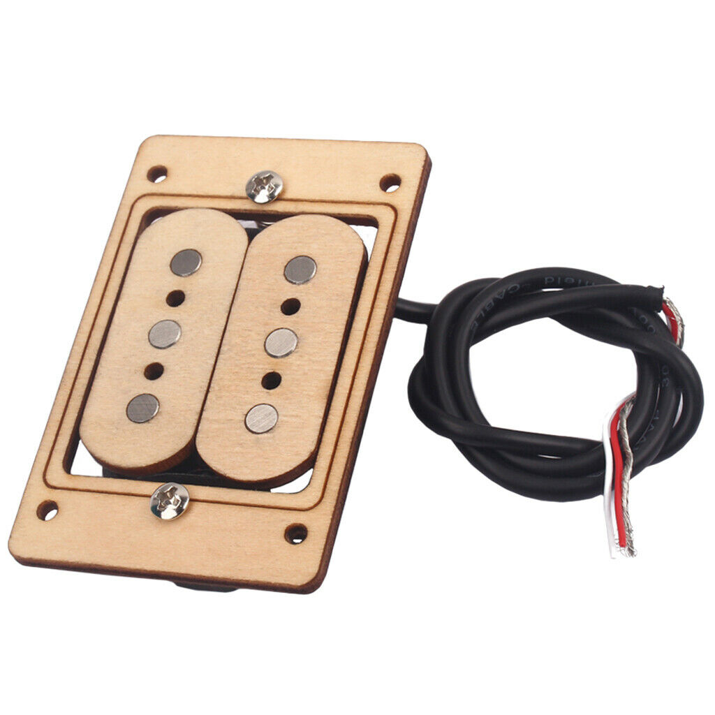 Maple Humbucker Pickup Set for Cigar Box Guitar
