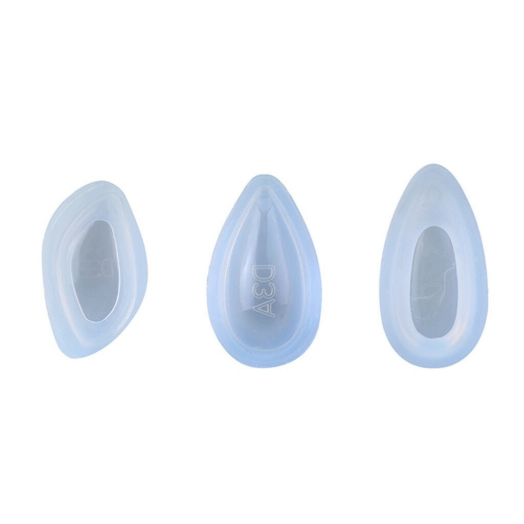 3pcs Silicone Molds Jewelry Making Mould for DIY Handcrafted Pendants Charms