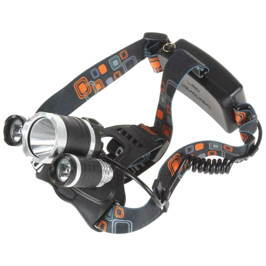 3000Lm LED Headlamp Rechargeable Head Light Flashlight Torch Lamp  Head Light
