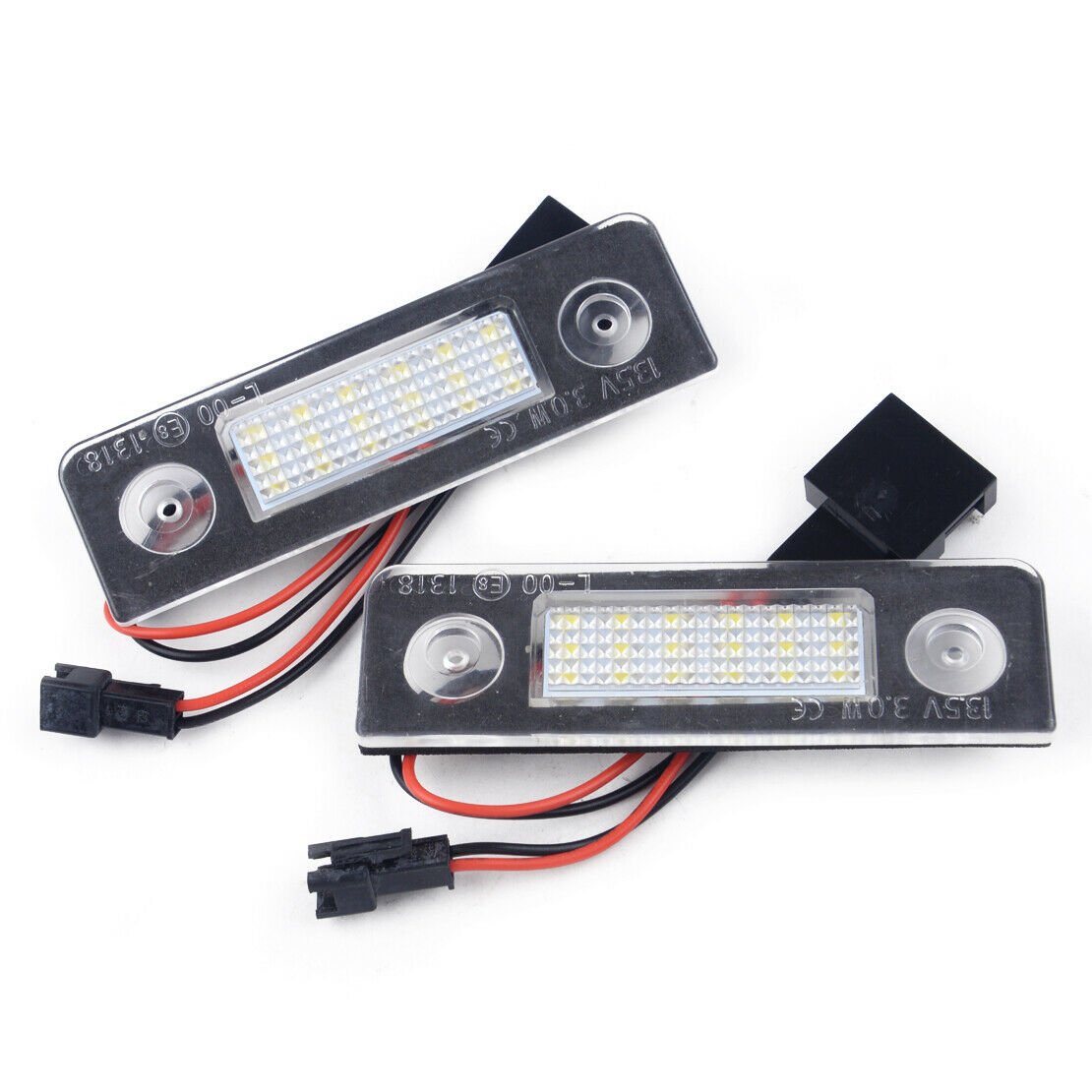 2x LED Number License Plate Light Lamp Fit for Skoda Octavia II 1Z Roomster Atn