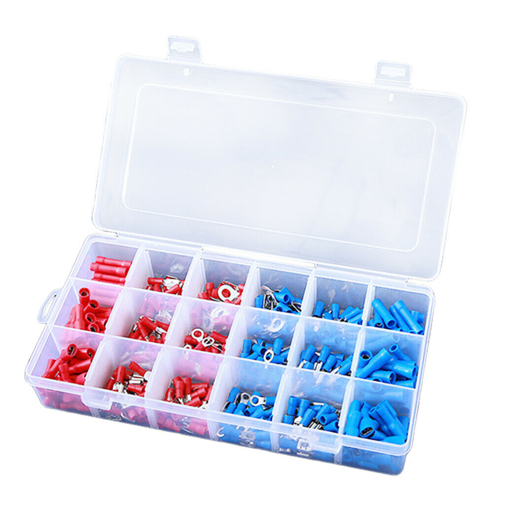 360PACKS Wirefy Heat Shrink Electrical - Wire Crimp Terminals Connectors Kit