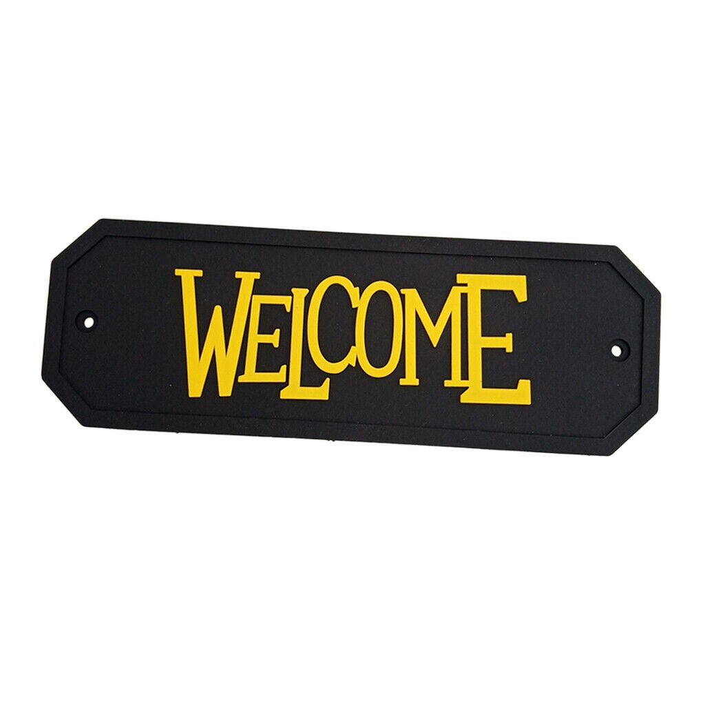 Flexible Garden Wall Gate Plaque Sign Plate Plaque WELCOME_2