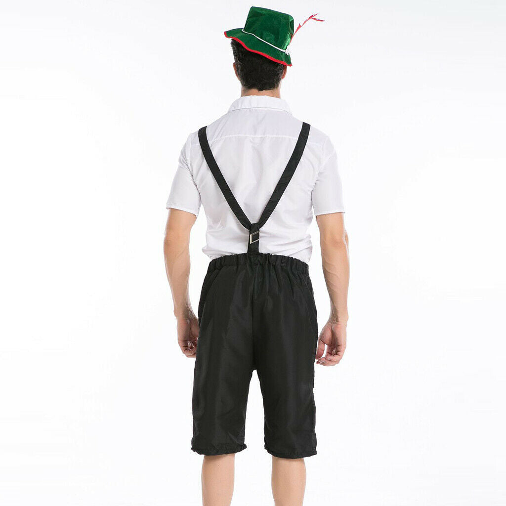 Adults Men Oktoberfest Bavarian Beer German Fancy Dress Lederhosen Party XXL