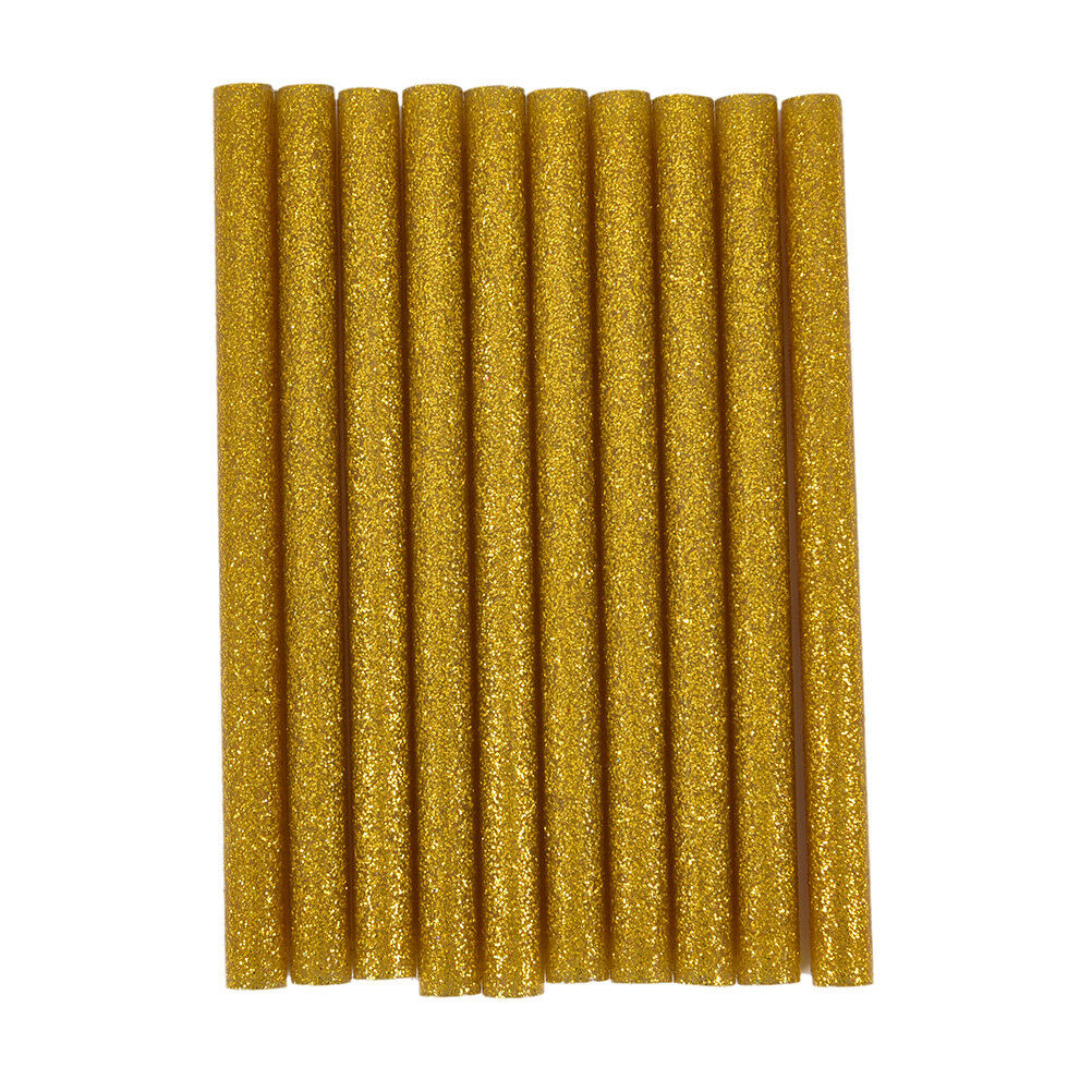 10* Glitter Hot Melt Glue Sticks For Electric Heating ToolDIY Art Craft100.l8