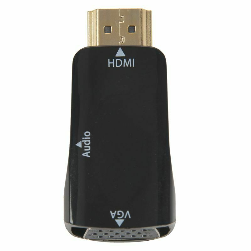 1080P MI Male to VGA Female Adapter Video Converter with Audio Output N3 Bl O9Z5