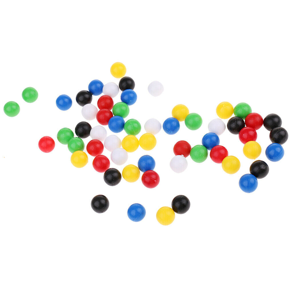 1cm Colored Small Plastic Balls Beads Building Blocks Bulk for Desktop Shooting
